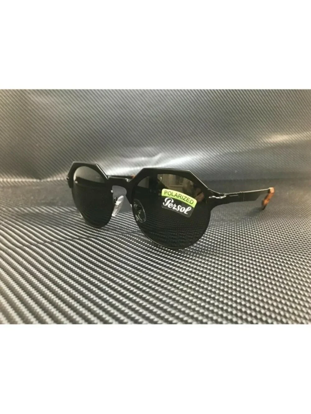 New Persol Men  Black Demishiny Sunglasses  51- 17- 140